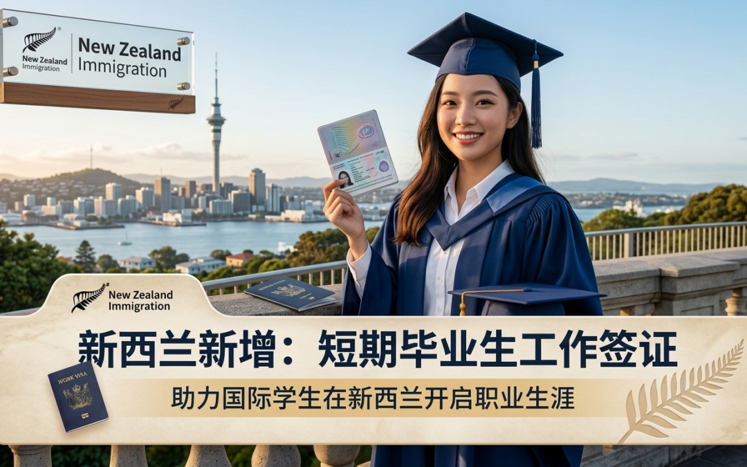 新西兰毕业后工作签证政策更新：新增短期毕业生工作签证