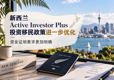 Active Investor Plus投资移民政策优化